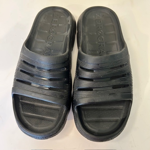 Cole Haan Zerogrand Grand 360 Unisex Slides Sandals Comfort Casual Black M6/W8 - Picture 1 of 7